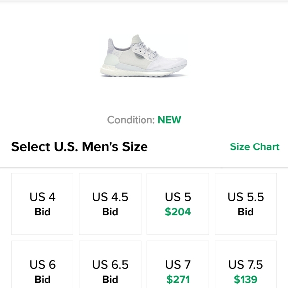 *SOLD* Adidas Pharrell SolarHu Glide Size 4 - Picture 8 of 9